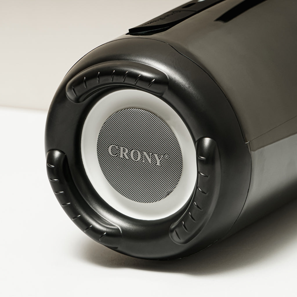 CRONY Pulse 5 Wireless Party Bass Speaker with 2 Mics