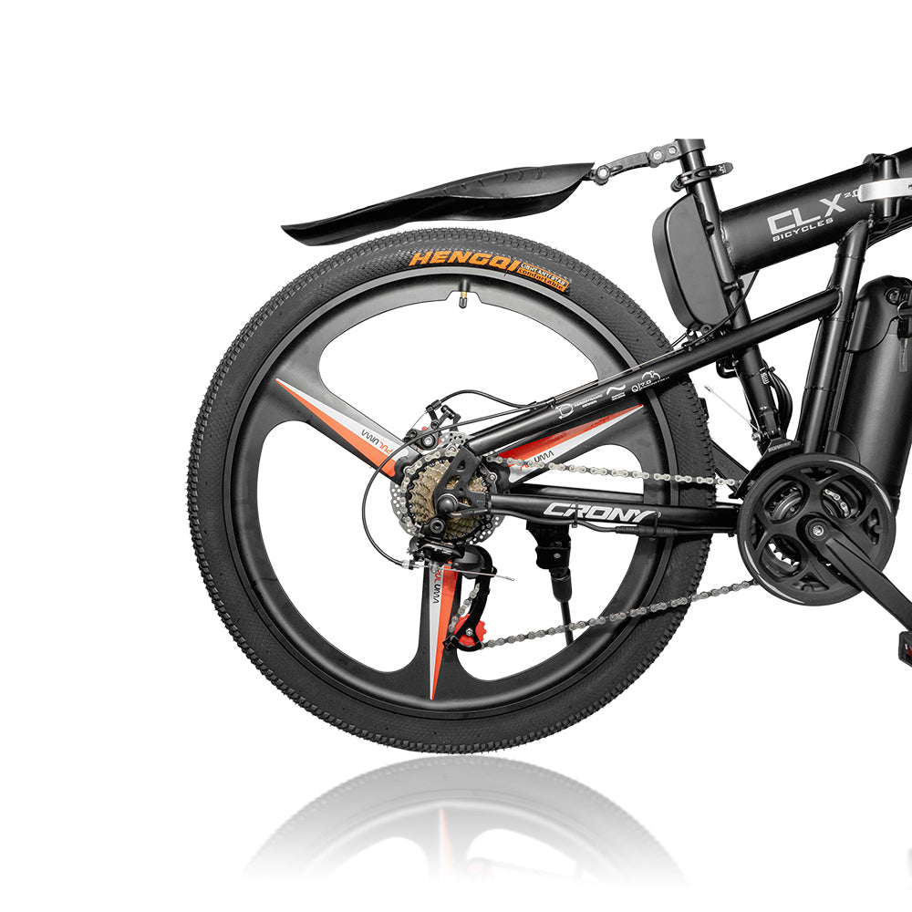 دراجة كهربائية قابلة للطي مقاس 26 بوصة من CRONY FA-018 دراجة كهربائية قابلة للطي مقاس 26 بوصة دراجة كهربائية بنظام التعليق الكامل بإطار من الصلب الكربوني