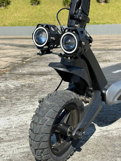 CRONY T2 Electric Scooter for Adults Range Front and Rear Suspension Disc Brakes Aluminum Frame E Bike with APP