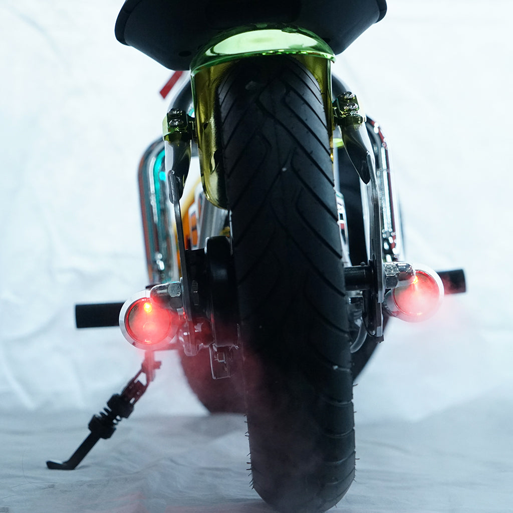 CRONY EL-MB03C Children Harley silver plating With APP Bluetooth Motor sounds and fake smoke LED light Electric Motorcycle