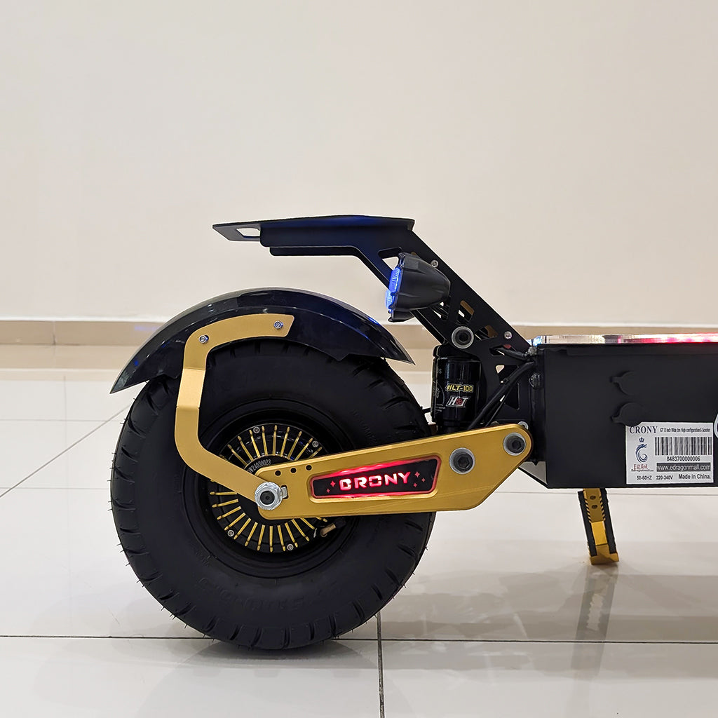 CRONY GT-13 GT13 Electric Scooter 5000Wx2 Motors 75V/31.2AH Battery 65-90KM Range Disc Brakes Front/Rear Suspension High configuration E-Scooter