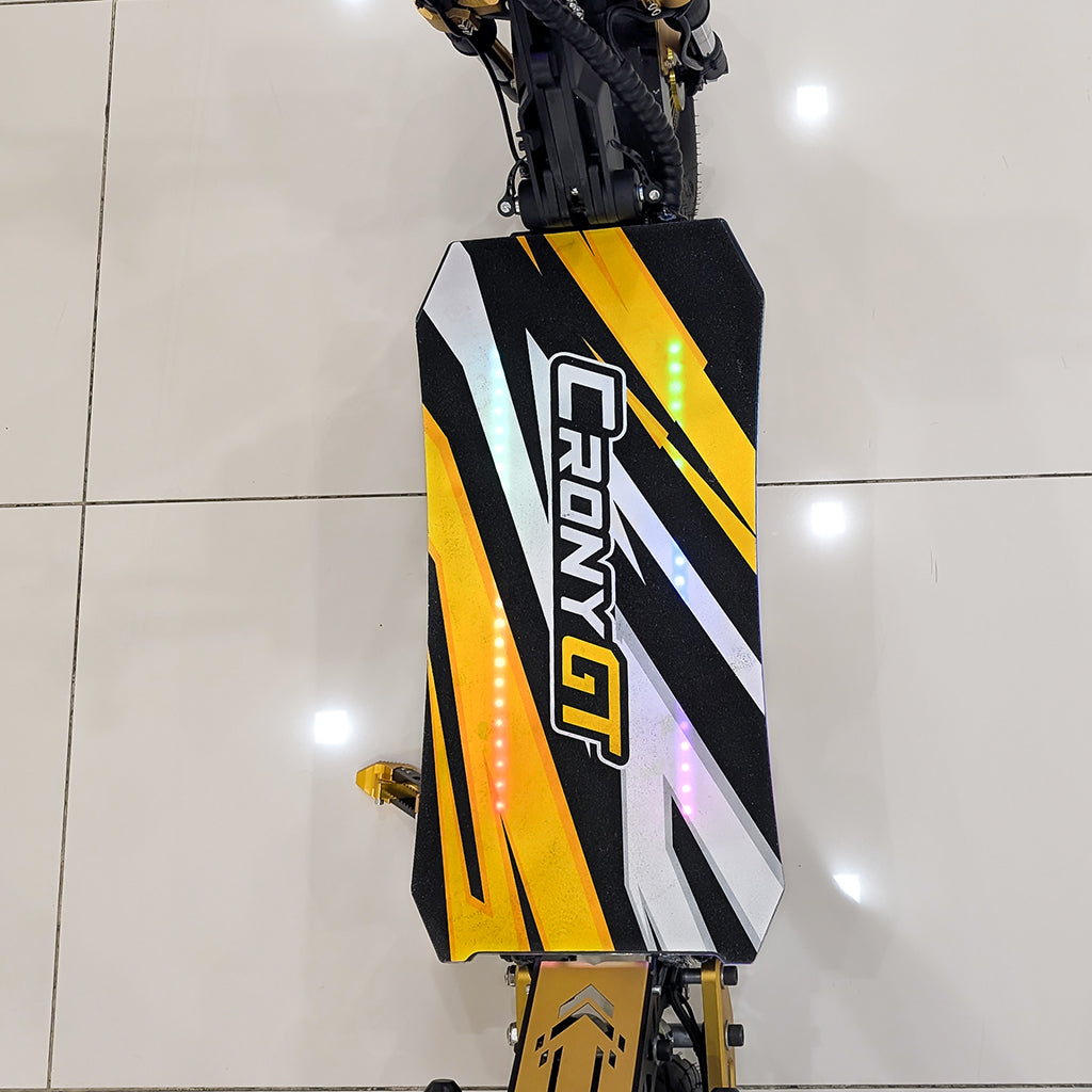 CRONY GT-13 GT13 Electric Scooter 5000Wx2 Motors 75V/31.2AH Battery 65-90KM Range Disc Brakes Front/Rear Suspension High configuration E-Scooter