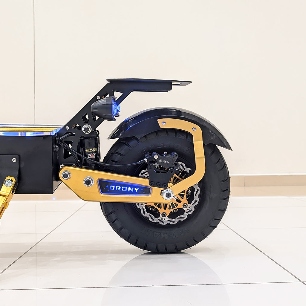 CRONY GT-13 GT13 Electric Scooter 5000Wx2 Motors 75V/31.2AH Battery 65-90KM Range Disc Brakes Front/Rear Suspension High configuration E-Scooter