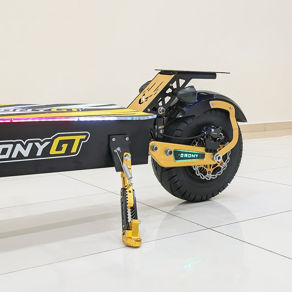 CRONY GT-13 GT13 Electric Scooter 5000Wx2 Motors 75V/31.2AH Battery 65-90KM Range Disc Brakes Front/Rear Suspension High configuration E-Scooter