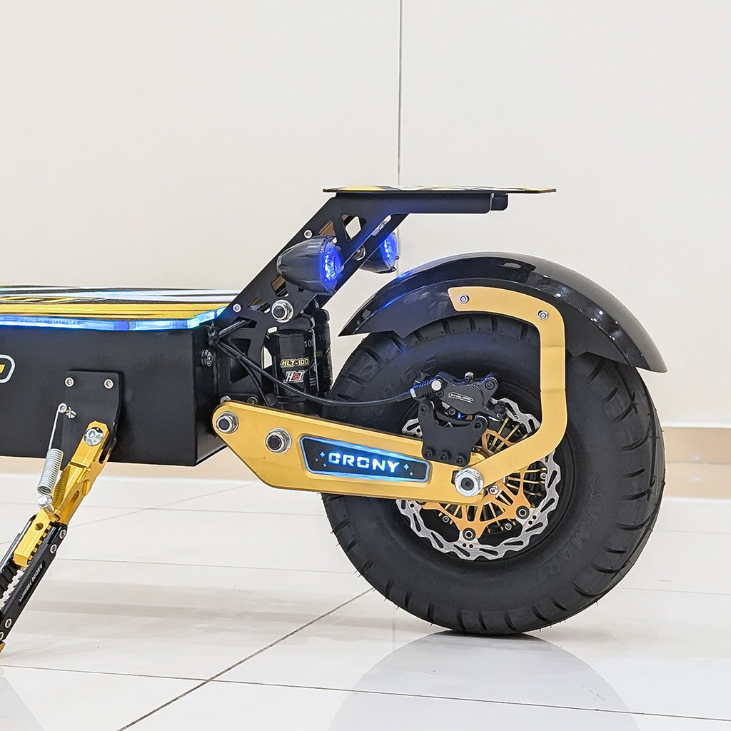 CRONY GT-13 GT13 Electric Scooter 5000Wx2 Motors 75V/31.2AH Battery 65-90KM Range Disc Brakes Front/Rear Suspension High configuration E-Scooter
