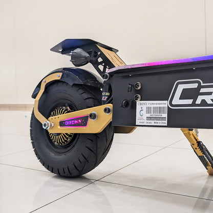 CRONY GT-13 GT13 Electric Scooter 5000Wx2 Motors 75V/31.2AH Battery 65-90KM Range Disc Brakes Front/Rear Suspension High configuration E-Scooter