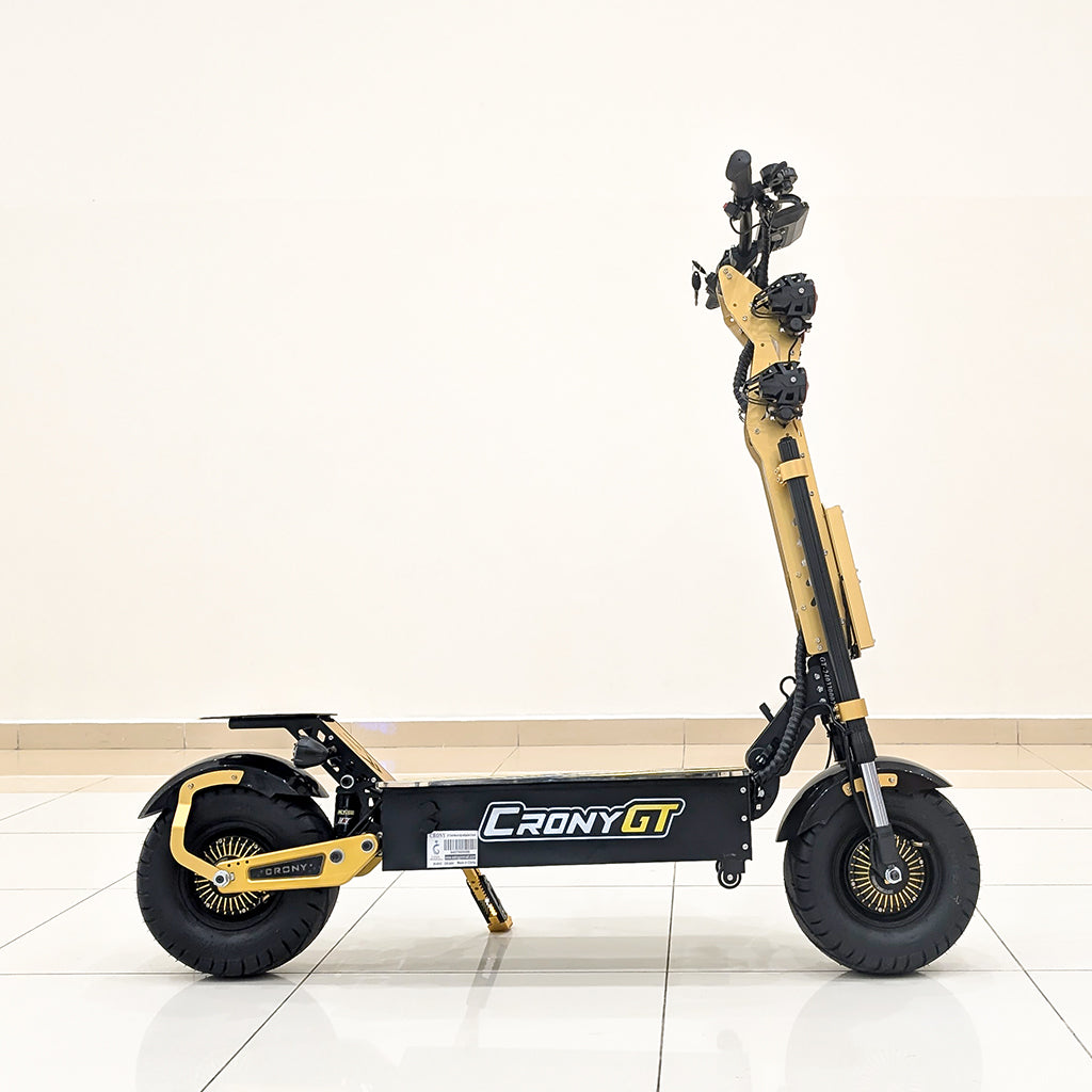 CRONY GT-13 GT13 Electric Scooter 5000Wx2 Motors 75V/31.2AH Battery 65-90KM Range Disc Brakes Front/Rear Suspension High configuration E-Scooter