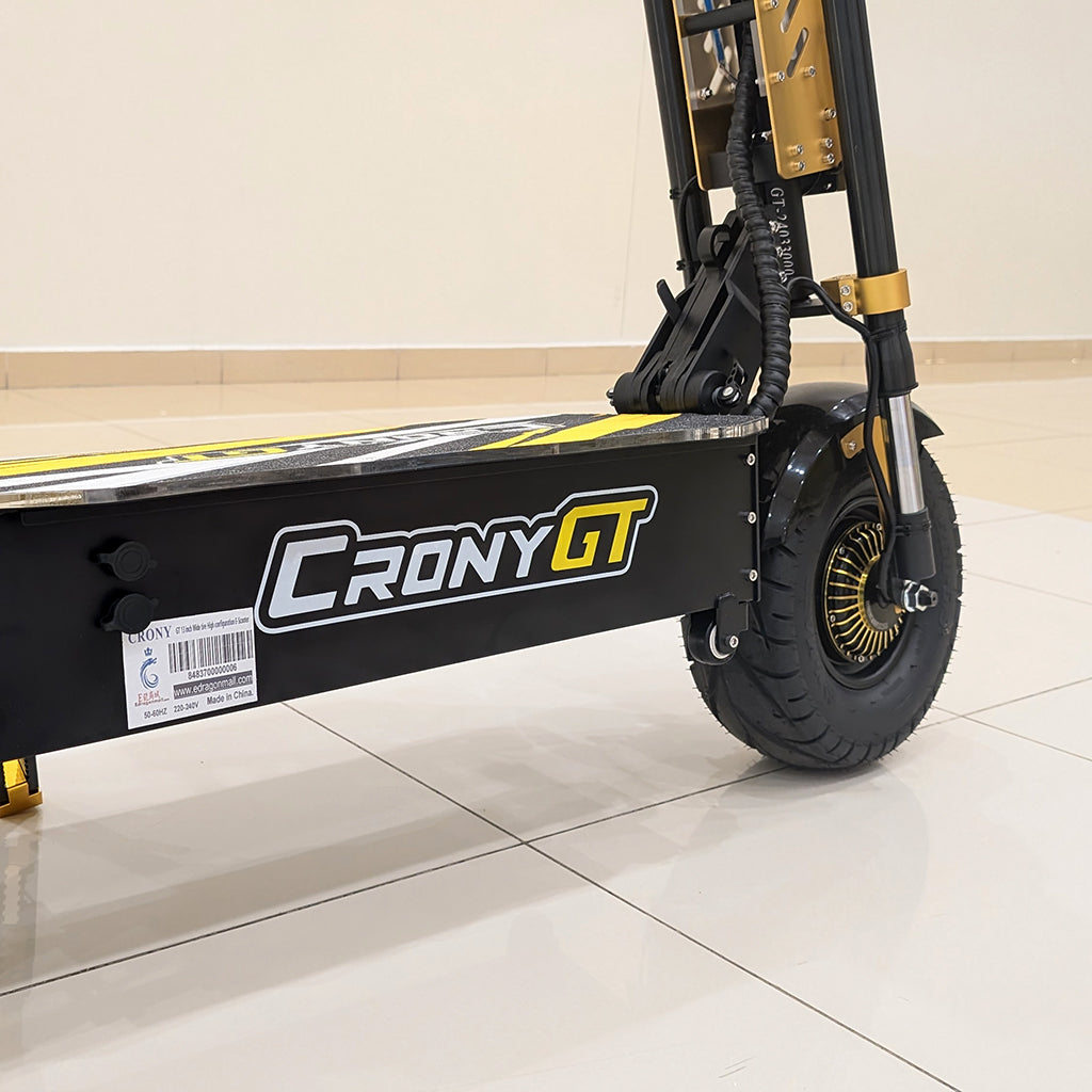 CRONY GT-13 GT13 Electric Scooter 5000Wx2 Motors 75V/31.2AH Battery 65-90KM Range Disc Brakes Front/Rear Suspension High configuration E-Scooter