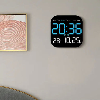 CRONY 6650 Electronic Clock Multi-functional LED Electronic Wall Table Clock Hanging and Standing Dual-purpose Clock