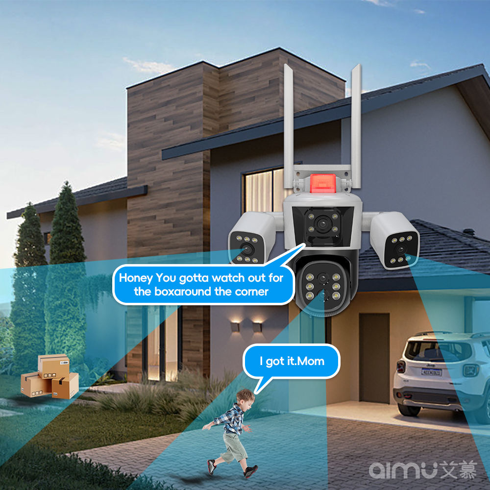 CRONY WQQ849S-PW-8K-10X (IPC360 Home APP) 4 Head Camera