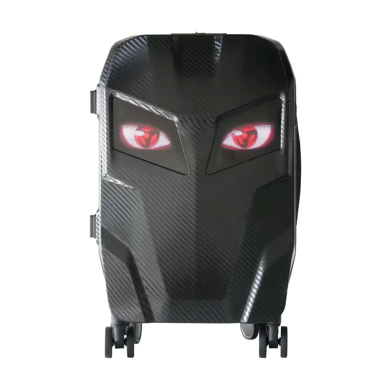 CRONY  Steel Explorer Carbon Fiber LED Display Backpack Led Trolley Luggage Advertising box custom pattern