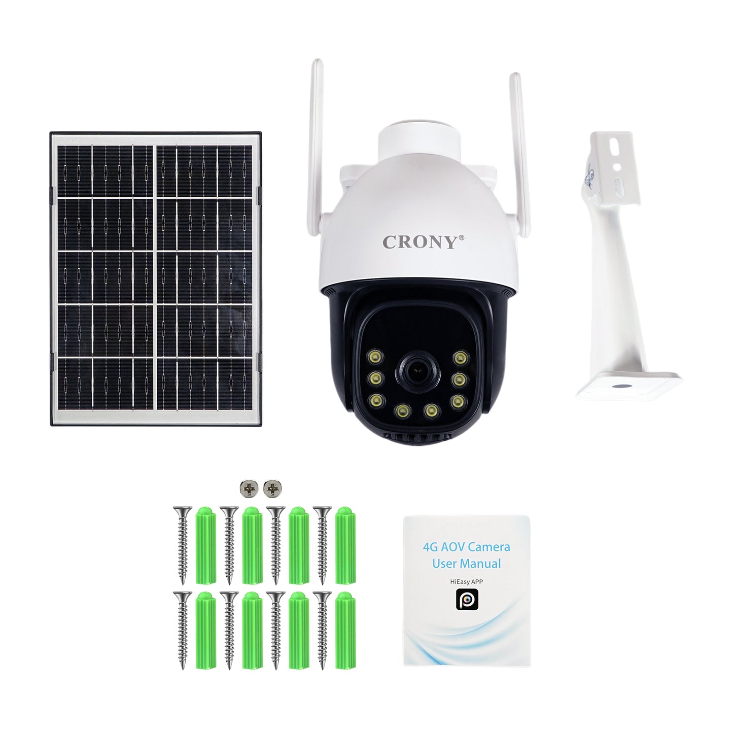 CRONY H10 AOV 24H Low power 4G solar camera