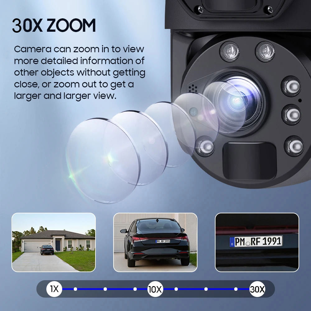 CRONY ST-599-8MP-4G-30X-20W 24H Record solar Battery Camera