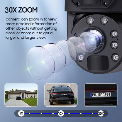 CRONY ST-599-8MP-4G-30X-20W 24H Record solar Battery Camera