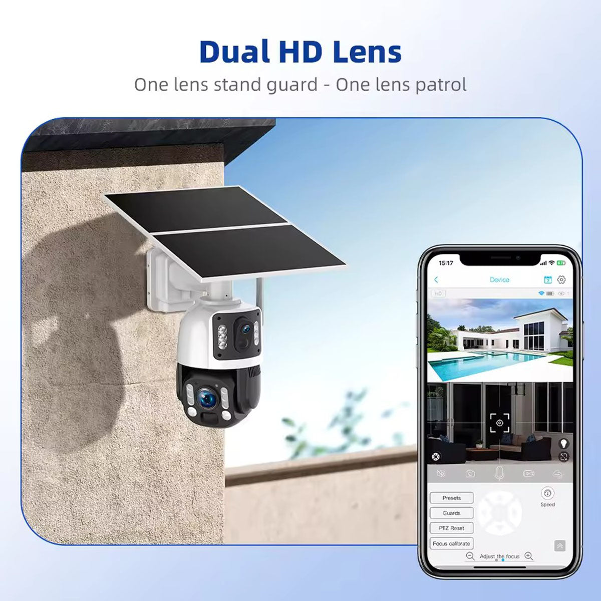 CRONY RBX-SD500 50X Low power 4G solar camera Outdoor Security with Full Color Night Vision Motion Tracking Human Detection