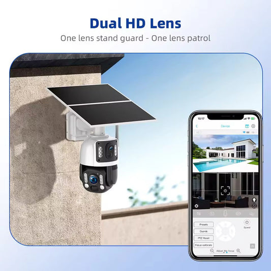 CRONY RBX-SD500 50X Low power 4G solar camera Outdoor Security with Full Color Night Vision Motion Tracking Human Detection