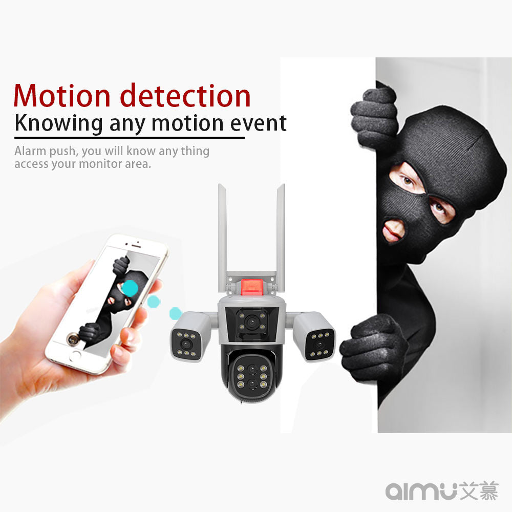 CRONY WQQ849S-PW-8K-10X (IPC360 Home APP) 4 Head Camera