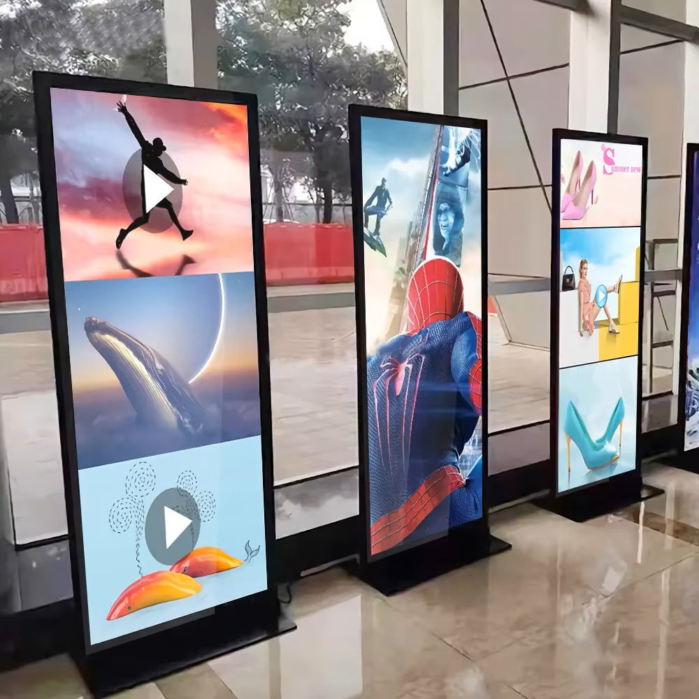 CRONY TX64-2 64inch Advertising machine vertical full screen LCD touch screen advertising player indoor digital signage LCD display