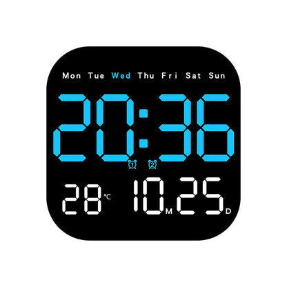 CRONY 6650 Electronic Clock Multi-functional LED Electronic Wall Table Clock Hanging and Standing Dual-purpose Clock
