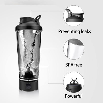 CRONY VT-006 Self-mixing Cup Portable Sustainable Rechargeable Plastic Electric Shaker Water Bottles