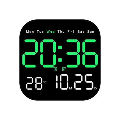 CRONY 6650 Electronic Clock Multi-functional LED Electronic Wall Table Clock Hanging and Standing Dual-purpose Clock