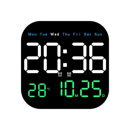 CRONY 6650 Electronic Clock Multi-functional LED Electronic Wall Table Clock Hanging and Standing Dual-purpose Clock