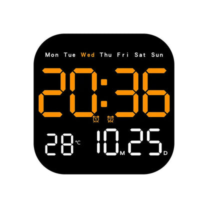 CRONY 6650 Electronic Clock Multi-functional LED Electronic Wall Table Clock Hanging and Standing Dual-purpose Clock