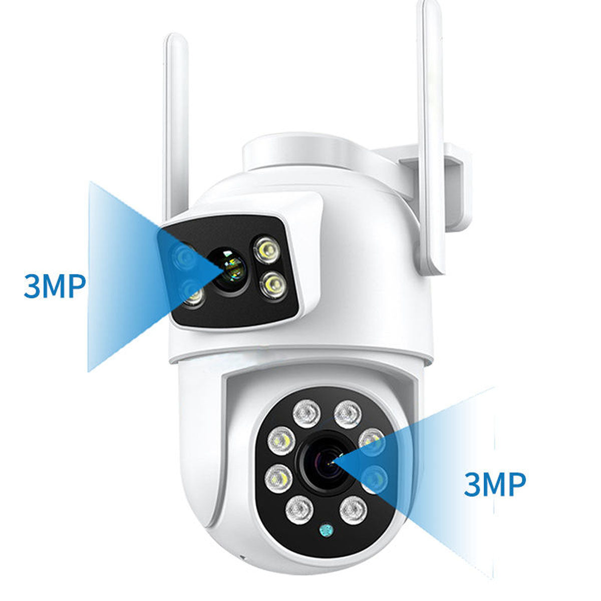CRONY C18HI-WIFI-4K（CAMHI PRO APP）Battery IP double Camera PTZ WiFi Outdoor Indoor Security Camera