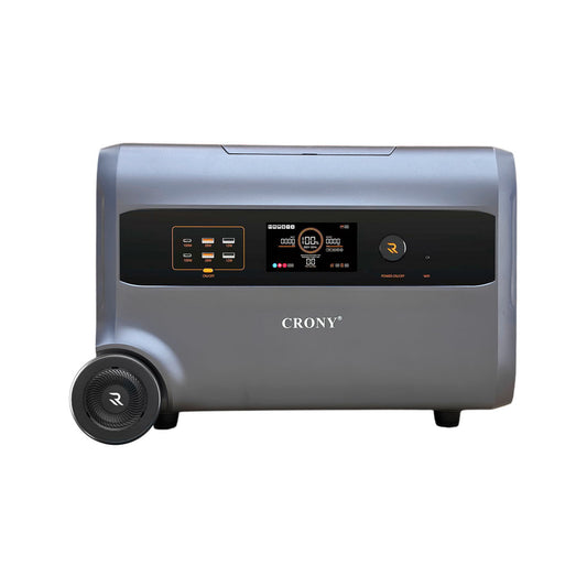 CRONY PEPF2400 Portable Power Station 3000W 2400Wh Solar Generator With Fast Charging USB AC DC Output For Outdoor Camping Emergency