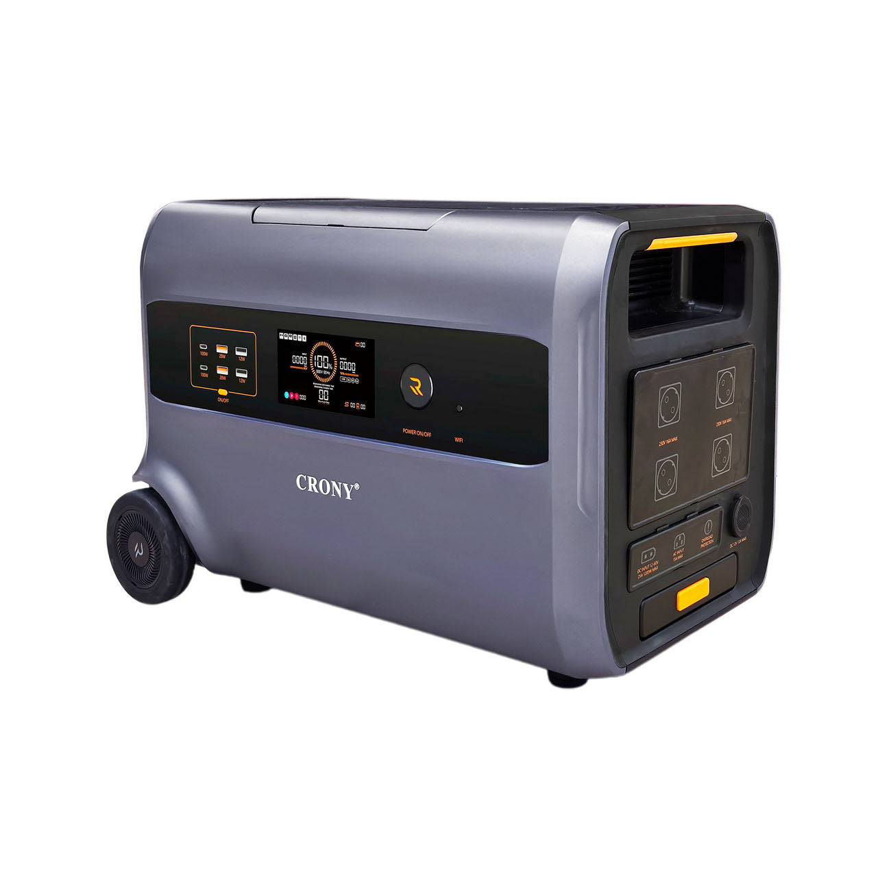 CRONY PEPF2400 Portable Power Station 3000W 2400Wh Solar Generator With Fast Charging USB AC DC Output For Outdoor Camping Emergency