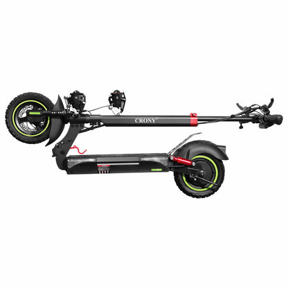 CRONY T4 big display high speed E-scooter Triple LED Headlamps Foldable Design
