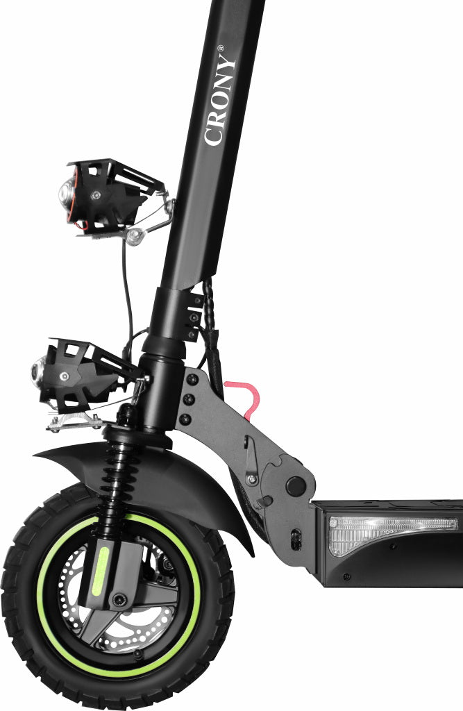 CRONY T4 big display high speed E-scooter Triple LED Headlamps Foldable Design