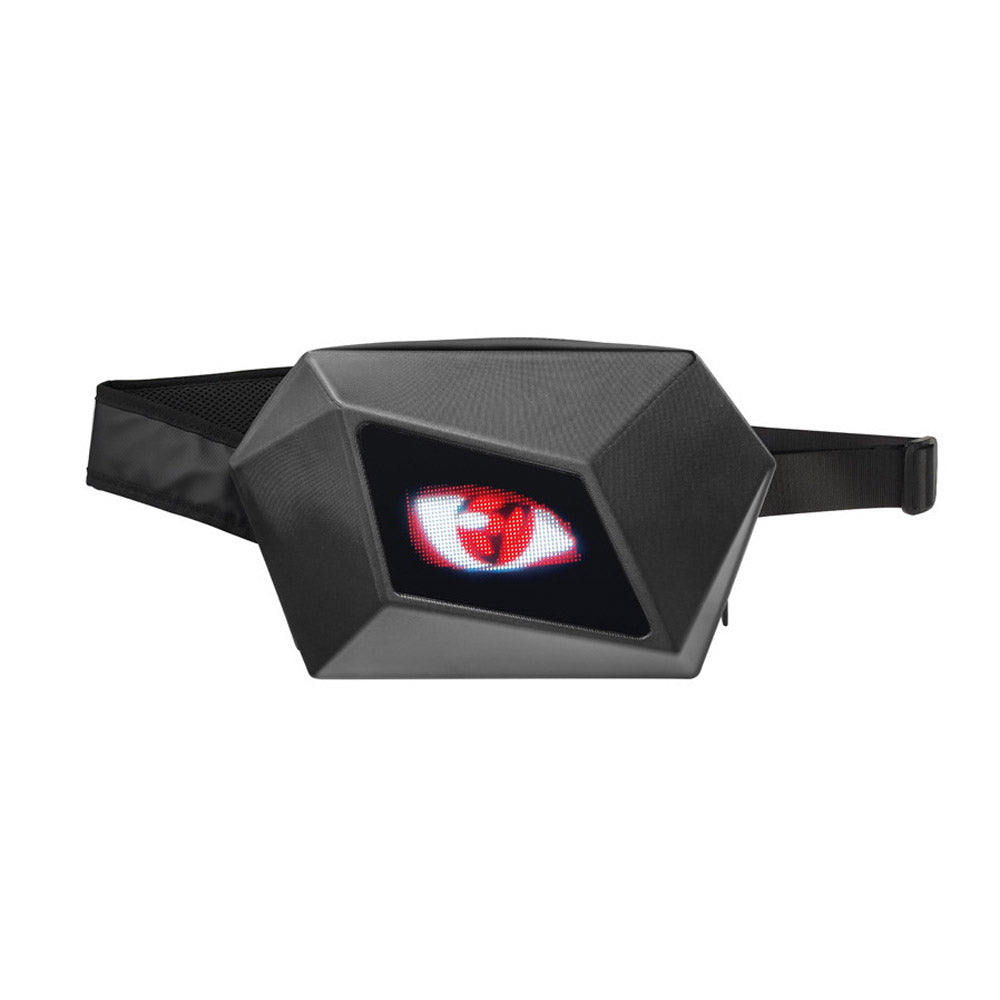 CRONY Eye of the devil LED Display Backpack Devil's Eye Travel Bag Bluetooth Waterproof Hard Shell Cool Motorcycle Riding Led Knight Backpacks