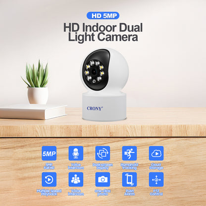 CRONY NIP-500+ Wireless Camera 5MP Wireless Camera Smart Home Security Camera Human Motion Detection