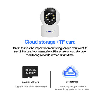 CRONY NIP-500+ Wireless Camera 5MP Wireless Camera Smart Home Security Camera Human Motion Detection