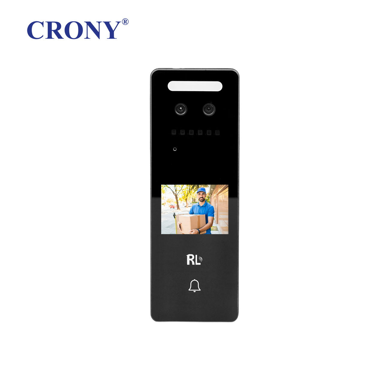CRONY RL-DX7FR Face Characteristic Value Video Doorphone 3D Face Unlock Smart Video Doorbell Intercom