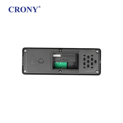 CRONY RL-DX7FR Face Characteristic Value Video Doorphone 3D Face Unlock Smart Video Doorbell Intercom