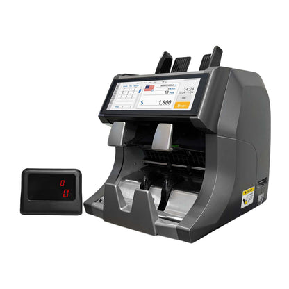 CRONY SH-209Q Mix Value Money sorter with Inbuilt Printer with Printer 1500 pcs per minute UV MG MT IR Detection 7.84 inch TFT Display