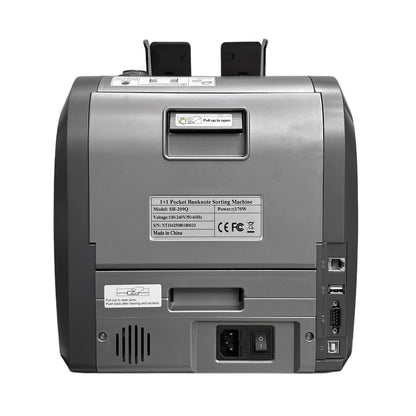 CRONY SH-209Q Mix Value Money sorter with Inbuilt Printer with Printer 1500 pcs per minute UV MG MT IR Detection 7.84 inch TFT Display