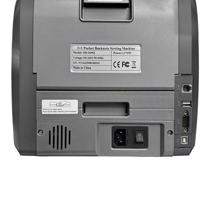 CRONY SH-209Q Mix Value Money sorter with Inbuilt Printer with Printer 1500 pcs per minute UV MG MT IR Detection 7.84 inch TFT Display