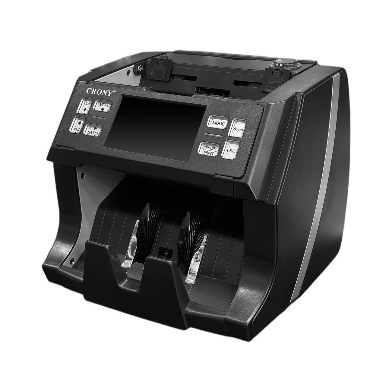 CRONY SH-23D Currency Counter with 4.3 inch TFT Touch Display UV MG MT IR Detection USB Type C LAN Port Printer Support Currency Customization