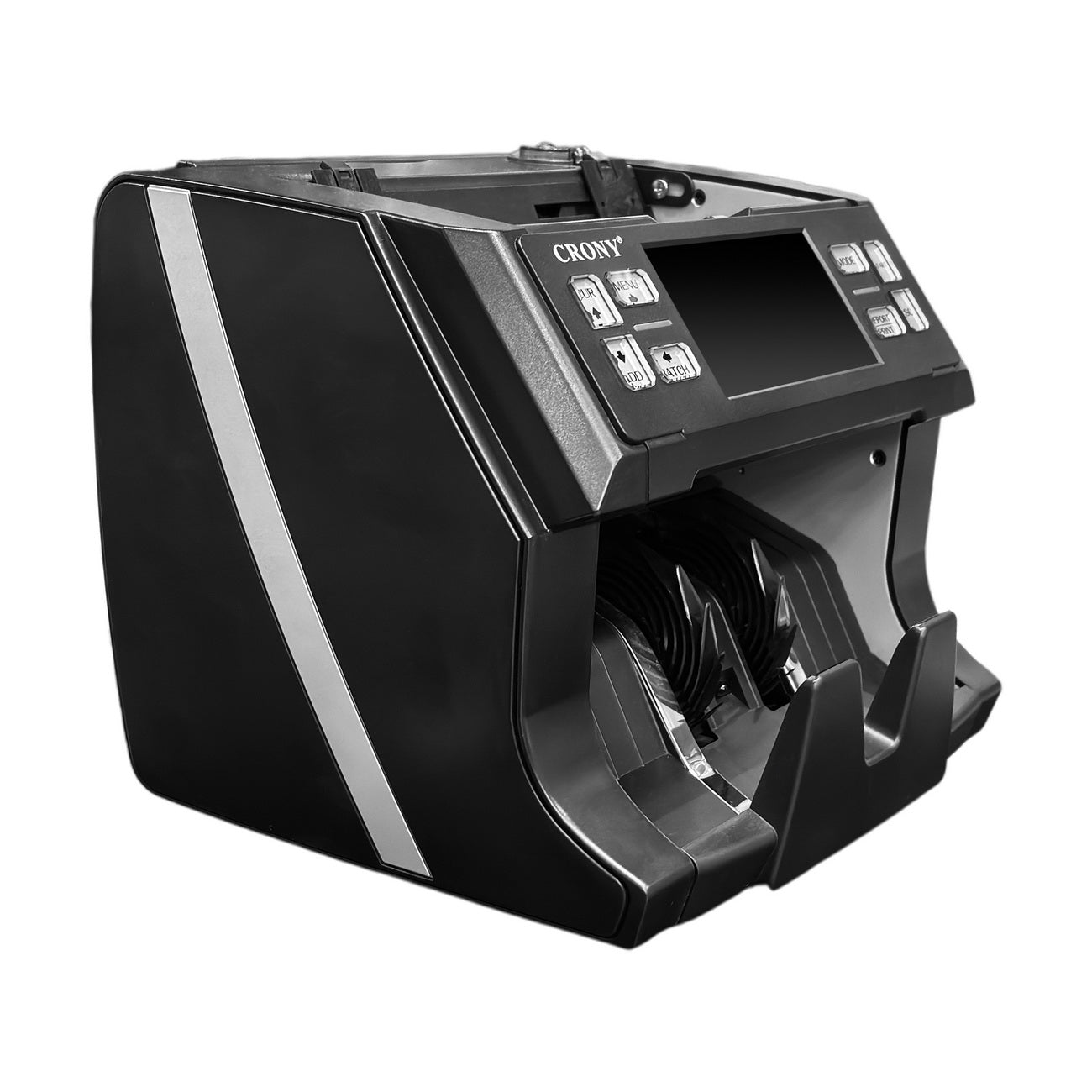 CRONY SH-23D Currency Counter with 4.3 inch TFT Touch Display UV MG MT IR Detection USB Type C LAN Port Printer Support Currency Customization