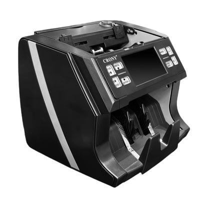CRONY SH-23D Currency Counter with 4.3 inch TFT Touch Display UV MG MT IR Detection USB Type C LAN Port Printer Support Currency Customization