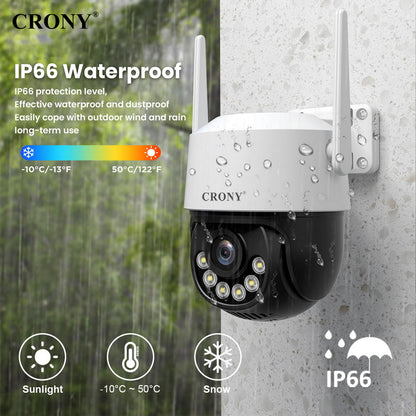 CRONY SH072 Srihome APP 8MP Wireless Camera 8MP 5G WiFi Camera With Night Vision Human Detection Two Way Audio
