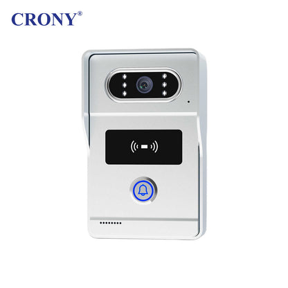CRONY TUYATY75T-HTD2 7inch AHD Wires Video doorphone 7 Inch Monitor 2MP Camera WiFi Waterproof Two Way Audio Night Vision