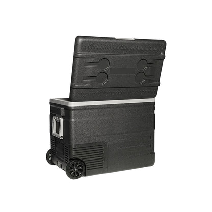 CRONY Car Refrigerator 55L U55 Portable Car Refrigerator -20°C Freezing LED Control Dual Power Wheeled Design