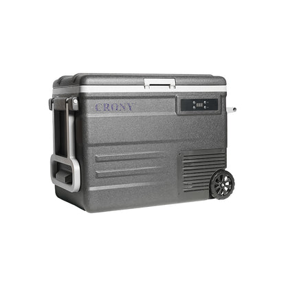 CRONY Car Refrigerator 55L U55 Portable Car Refrigerator -20°C Freezing LED Control Dual Power Wheeled Design