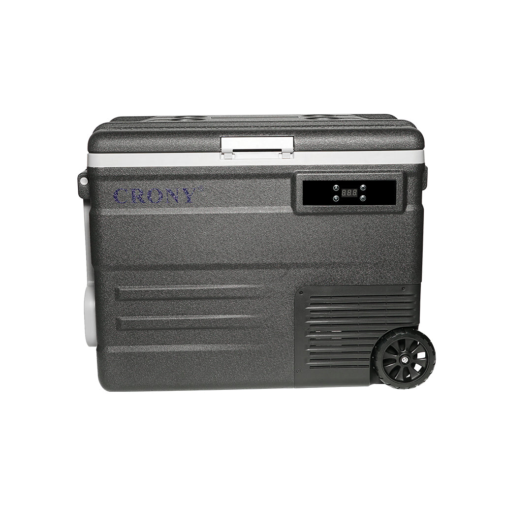 CRONY Car Refrigerator 55L U55 Portable Car Refrigerator -20°C Freezing LED Control Dual Power Wheeled Design