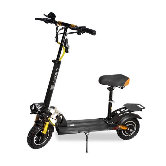 CRONY V10+ PRO 1500W 10 inch Wide tire High configuration E-Scoote Electric Scooter 10" Off-Road Tires Bluetooth Speaker Phone Holder