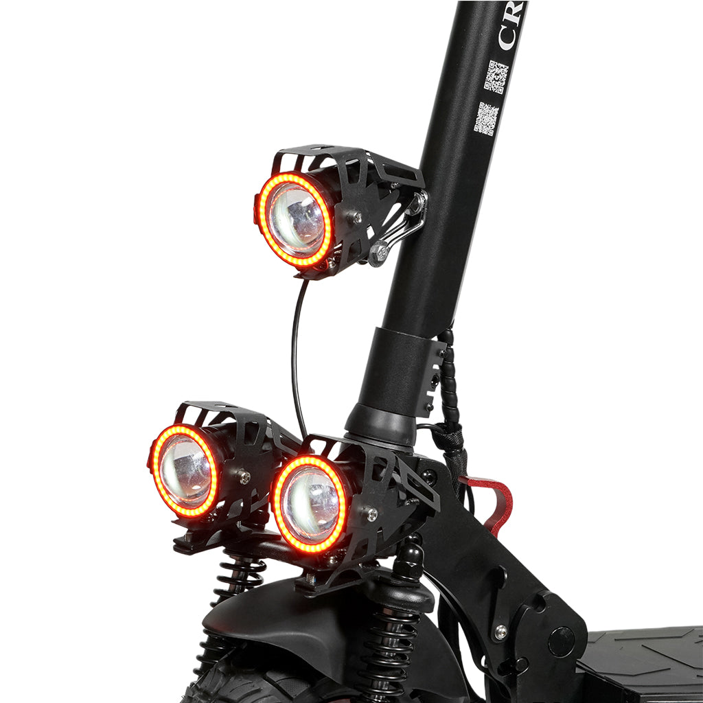 CRONY V10 Big LCD Display Electric Scooter - Black with Smart Lock & App /upto 65 Km/H Maximum Speed, 35km Travel Distance, 10 Inch Tires.